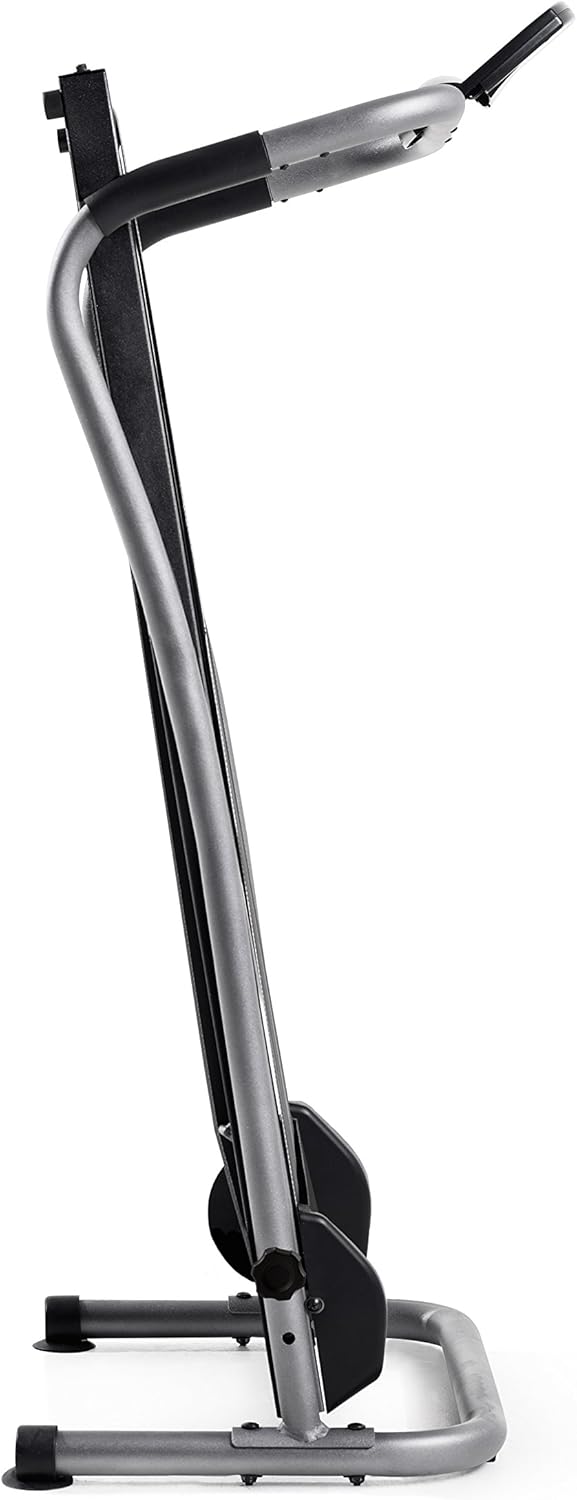 Weslo Cardiostride 4.0 Treadmill folded for storage