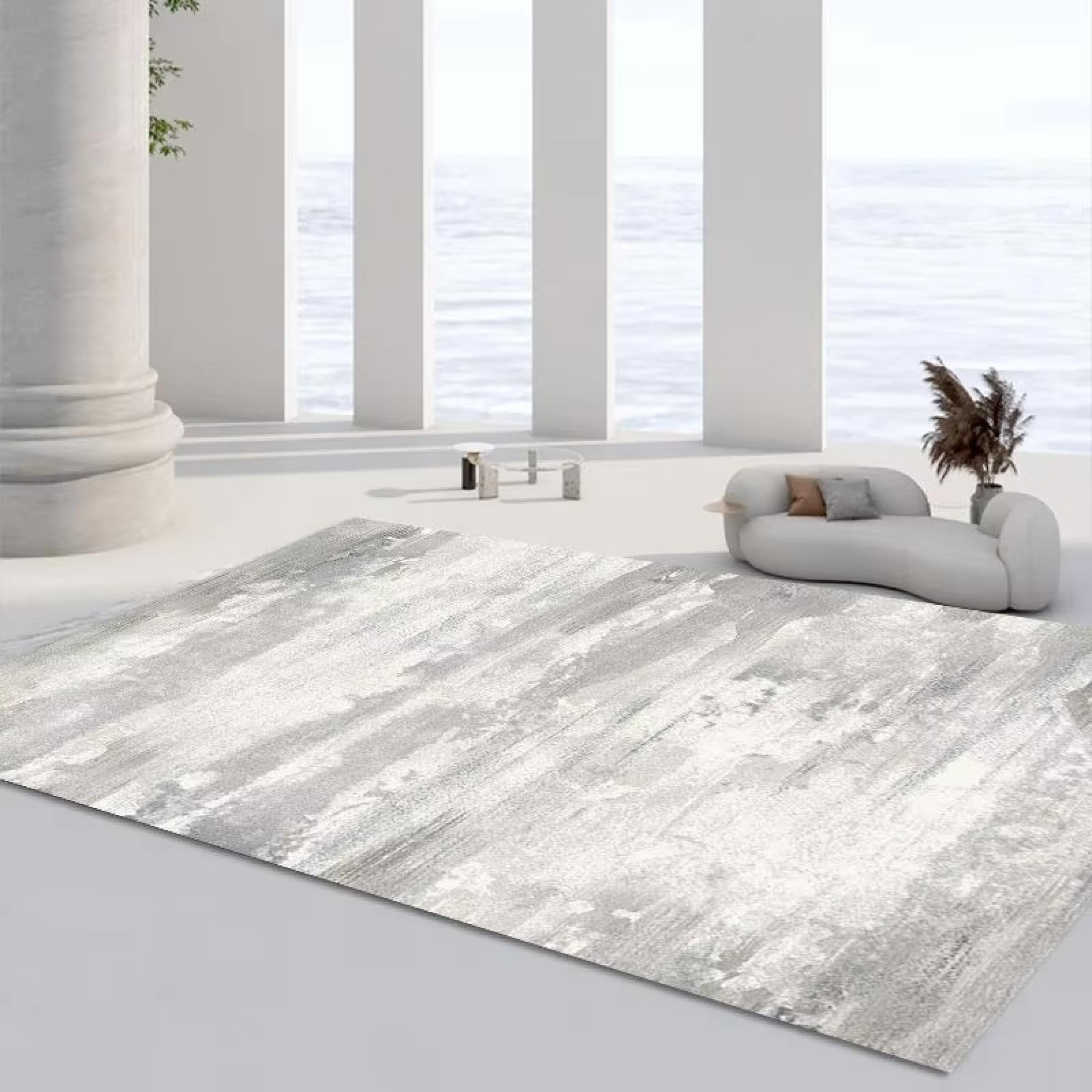 Tapis de chambre nordique et doux pour chevet ou balcon