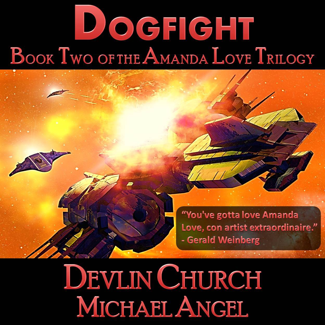 Cover art for Dogfight - Book Two of the Amanda Love Trilogy