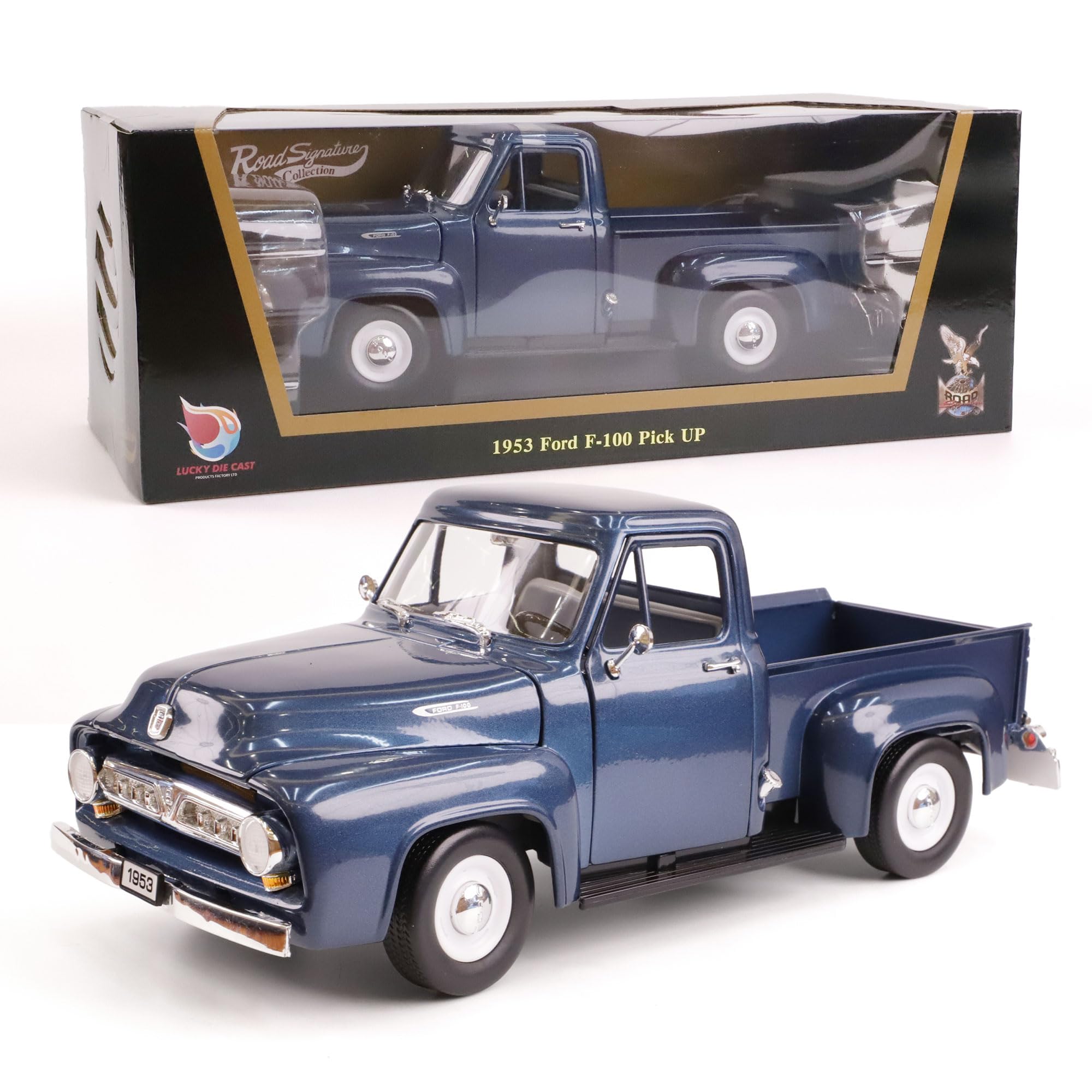 Amazon.com: LUCKY DIE CAST 1953 Ford F-100 Pickup Truck 1/18 Scale