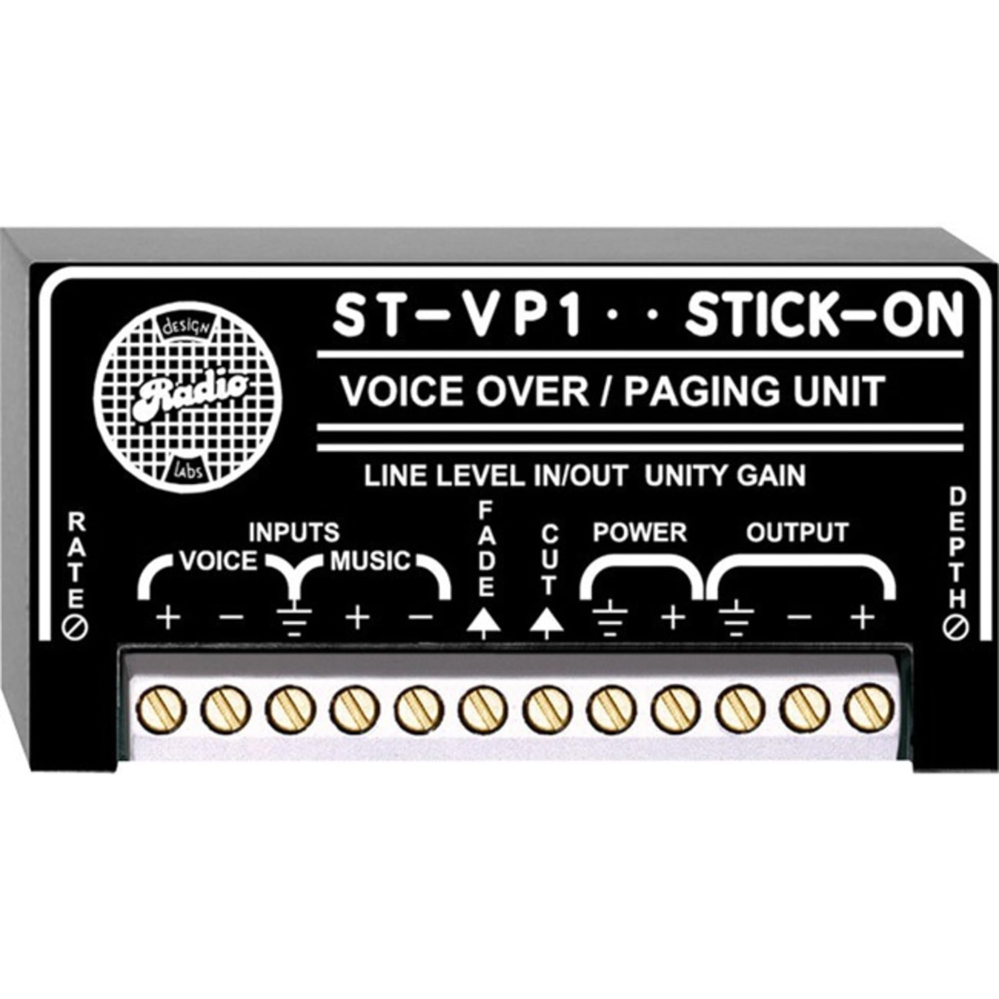 RDL ST-VP1 Voice-Over/Paging Module - Manual