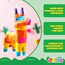3 pcs Mini Donkey Pinatas 4"x7" inches Cinco De Mayo Rainbow Color for Fun Fiesta Taco Party Supplies, Luau Event Photo Props, Mexican Theme Decoration, Carnivals Festivals, Taco Tuesday Event. gallery image