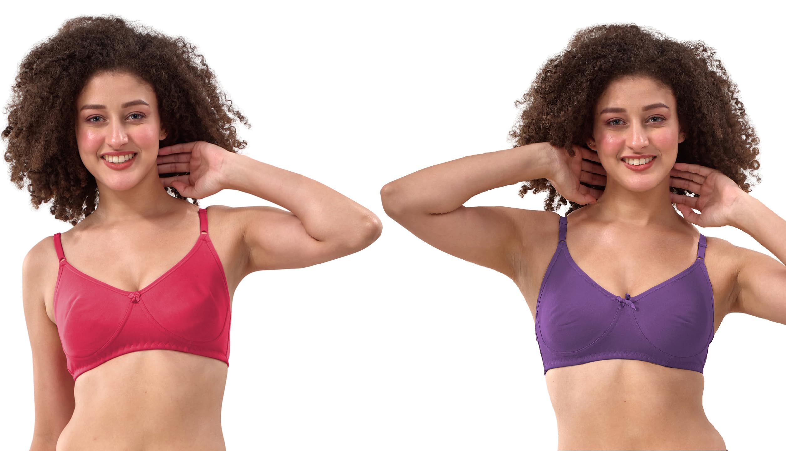 lyra Cotton Wire Free Women's Non-Padded T-Shirt BRA-511 Full-Coverage T-Shirt Bra-picture-41