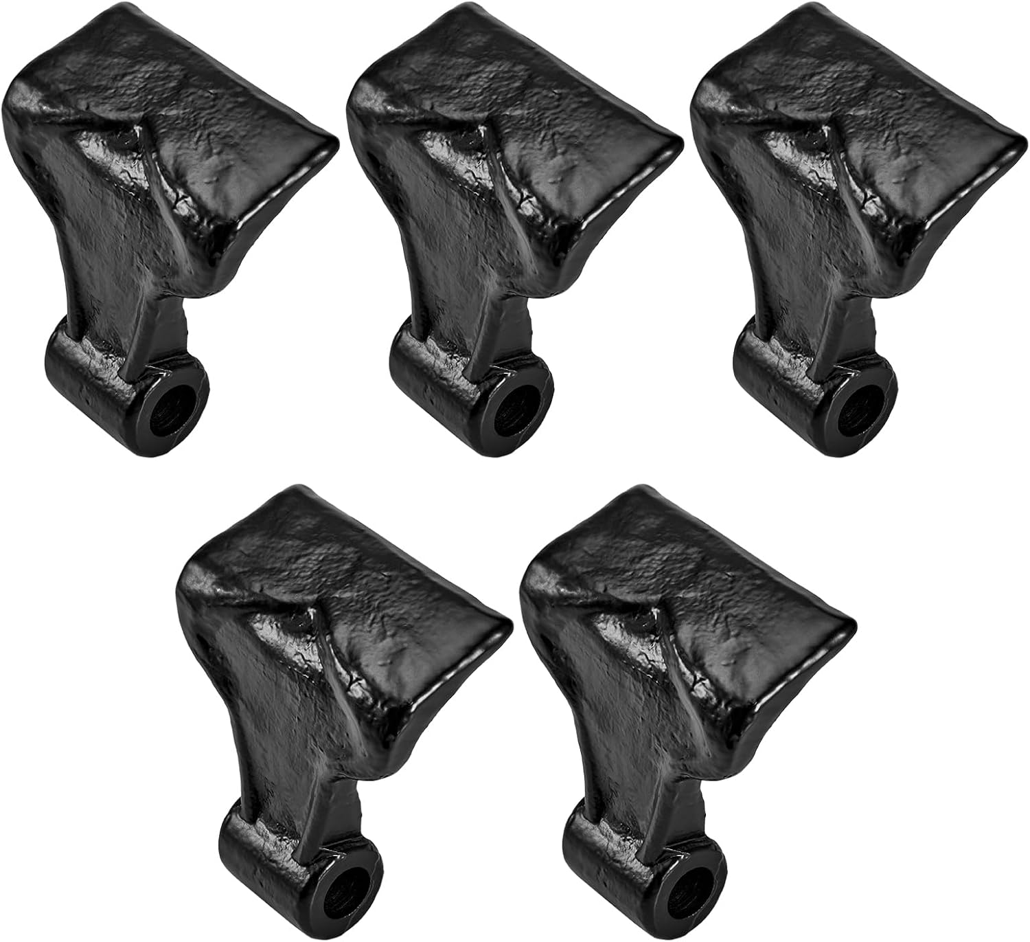 Pindex 5 Packs 3.5 Inch Wide Replacement Steel Flail Hammer Blade Flail Mower Blades for Tractor Mowers