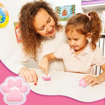 3 adet kedi patisi Squishy seti, kedi patisi, taba squishy pati, tatlı yumuşak kedi patisi, stres giderici ve rahatlama, çocuklar/yetişkinler için, can sıkıntısına karşı mükemmel