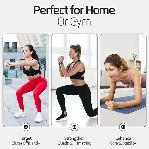 Miniatura 4 de beLoGest - Cinturón de cadera con peso y cierre de velcro, 6 libras, 8 libras, 10 libras, 12 libras, cómodo y seguro, cinturón de cadera acolchado