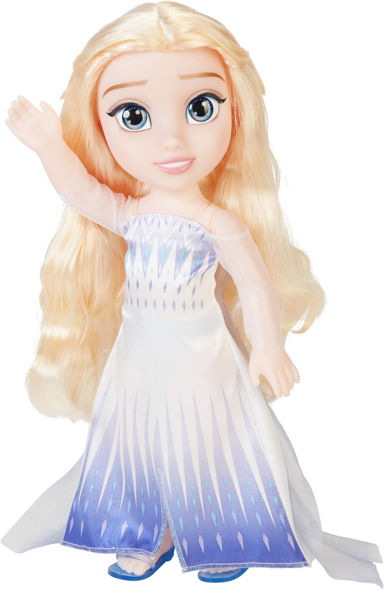 Disney Frozen 2 Elsa the Snow Queen Doll – 14” / 35cm Tall Articulated Doll Dressed in Iconic Fashion Dress and Has Long Flowing Hair for Extra Play, For Girls Aged 3+