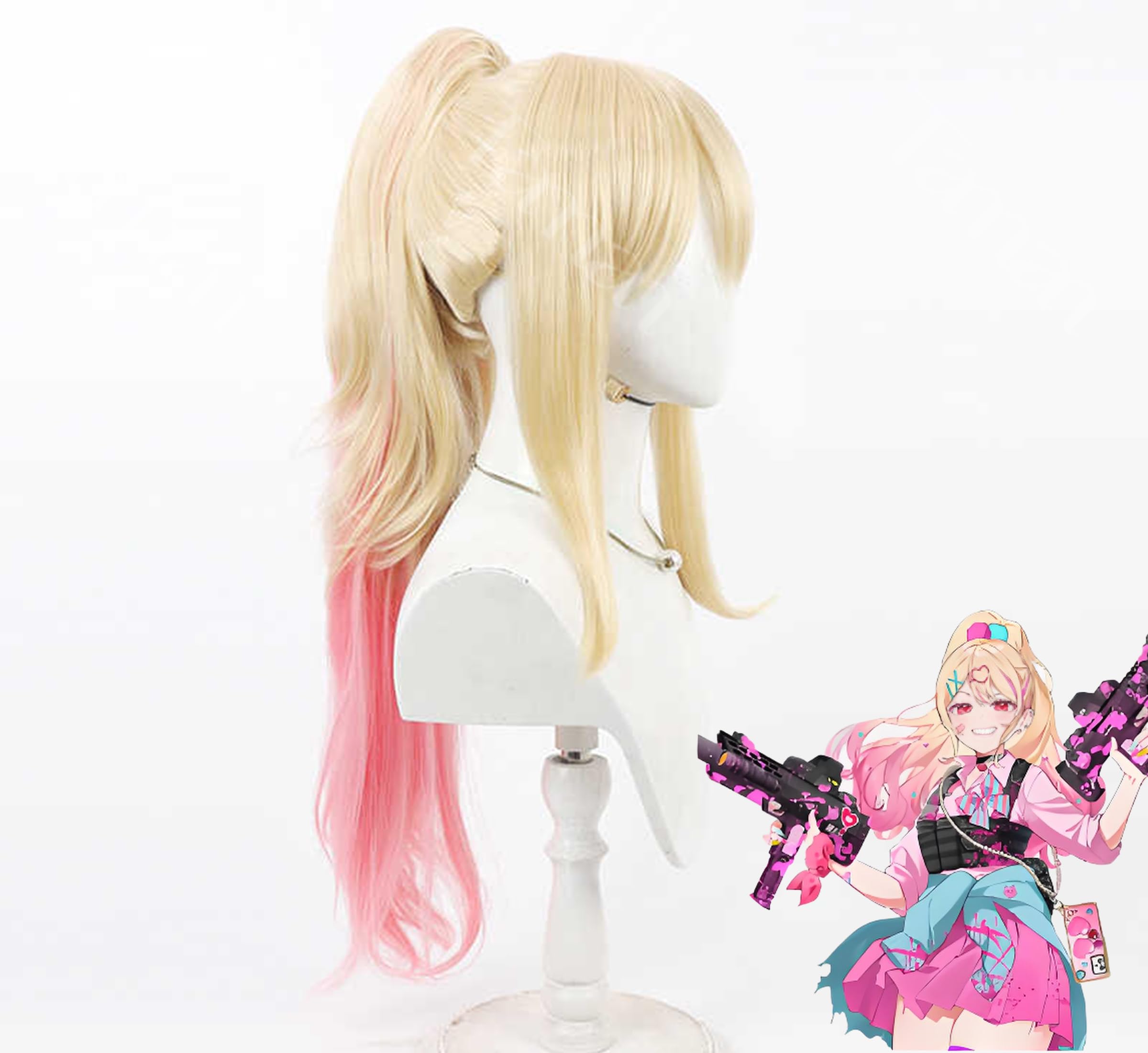 Amazon.co.jp: コスプレウィッグ みりぽゆ カツラ 髪 コスプレ用小物