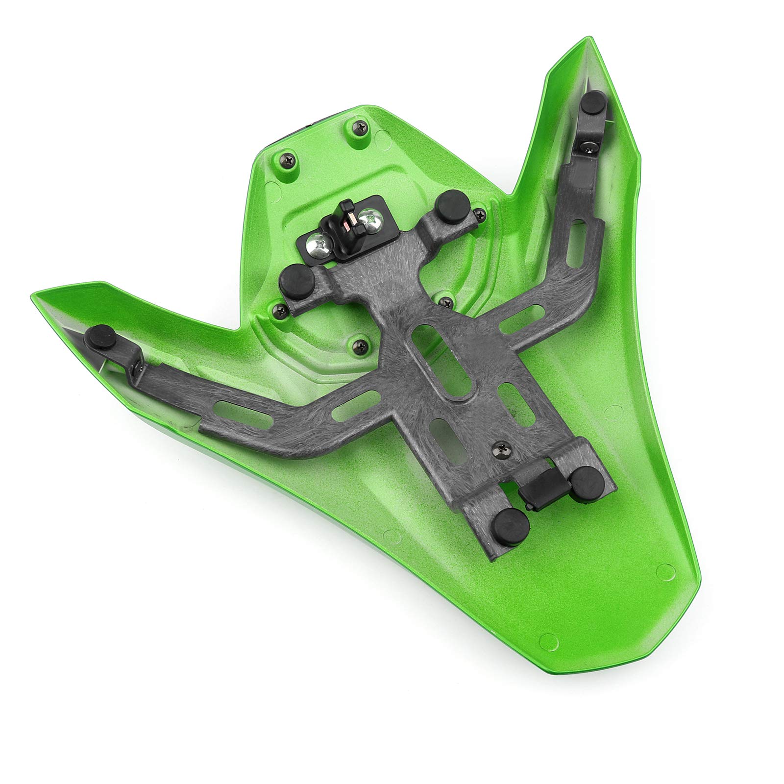 Topteng Carénage de selle arrière, carénage de siège arrière pour moto, coussin rigide en ABS pour passager, siège solo, carénage de queue adapté pour Kawasaki Z900 Z ABS 2017-2019