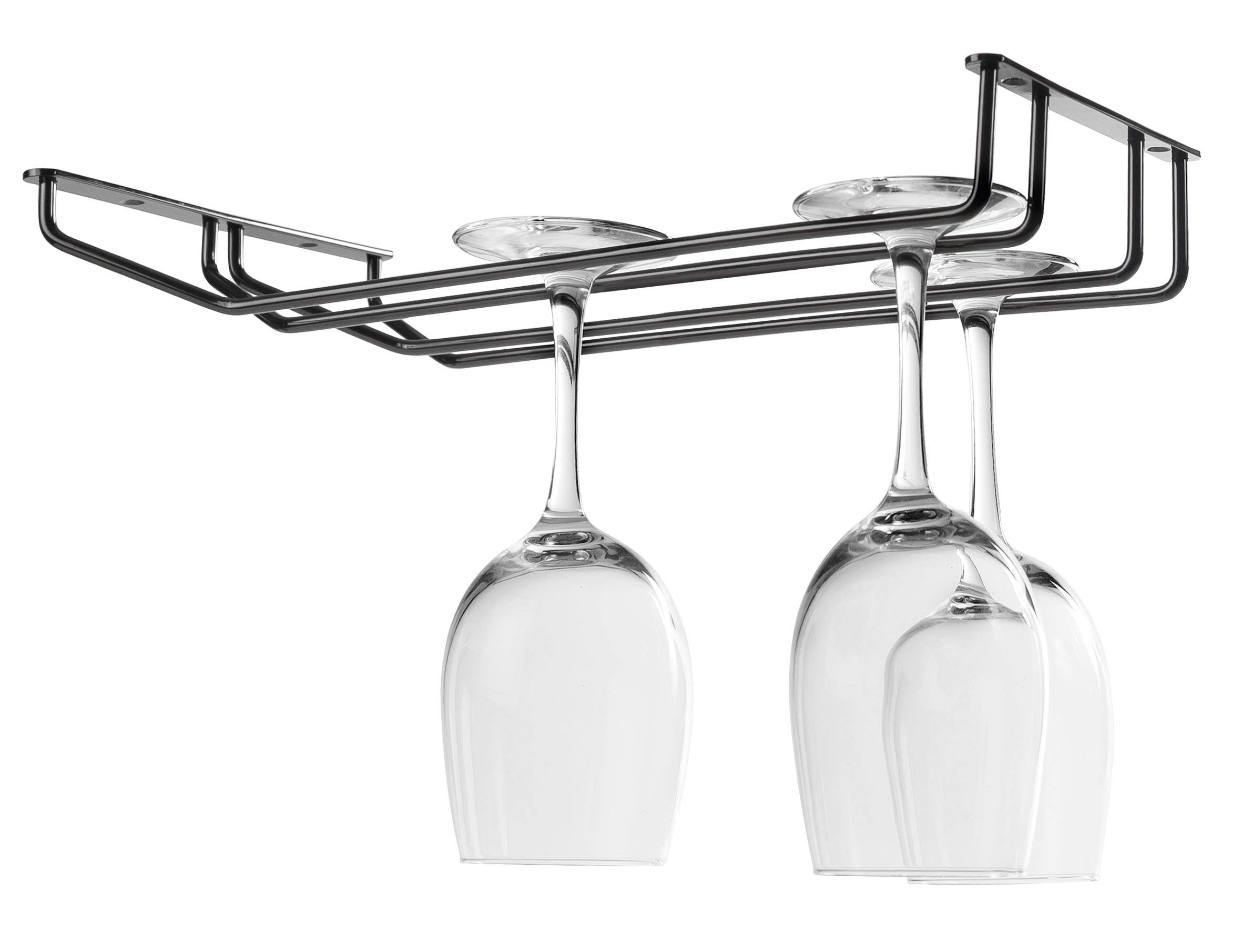 LACOR Cup Holder Double Roof Black, Stainless Steel, Metallic Black