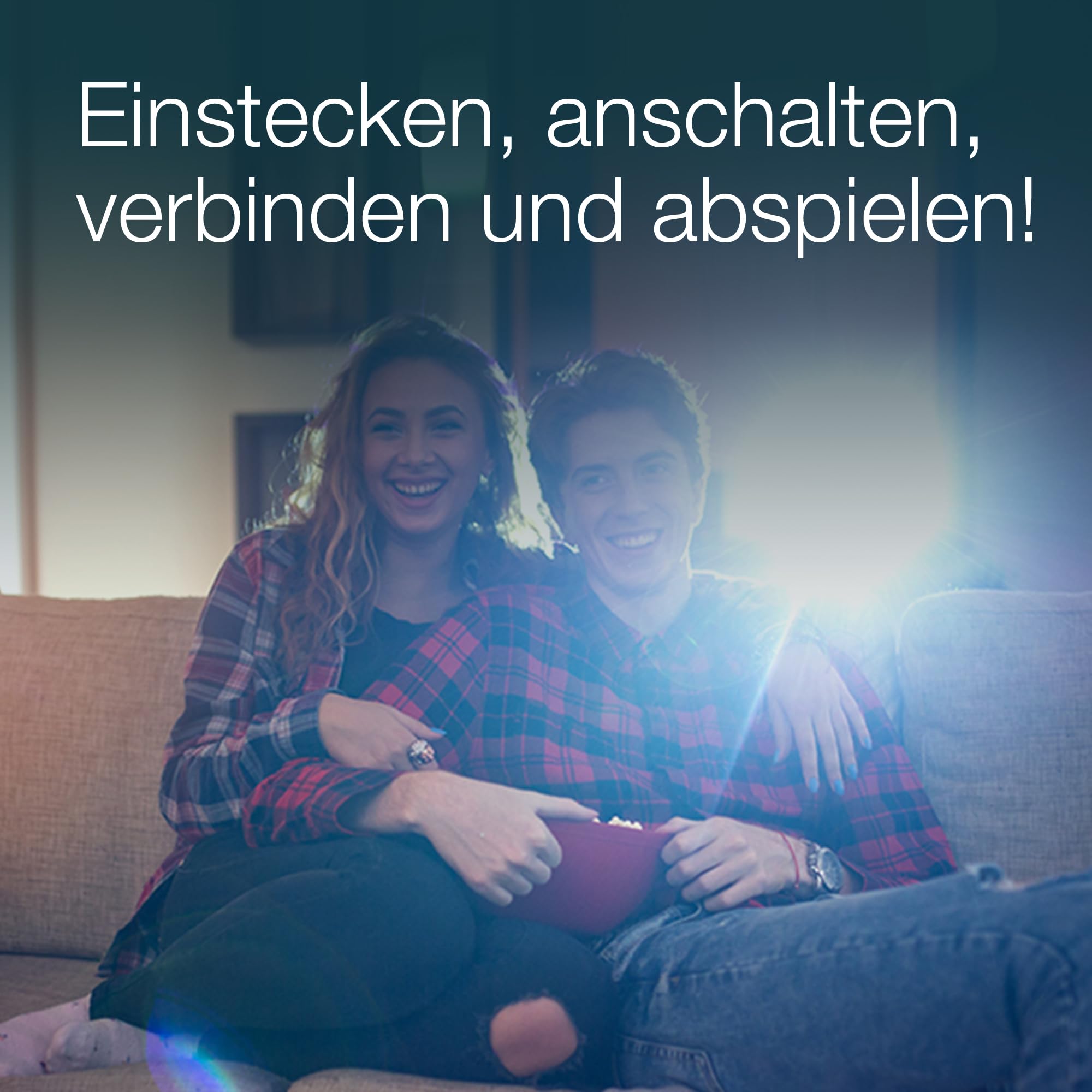 Epson EH-TW7100 | 4K-PRO-UHD-Projektor | 3.000 Lumen | 3LCD | 500"-Projektionsfläche | Einfaches Streamen von Geräten mit 2 HDMI-Anschlüssen | 10-W-Stereolautsprecher | Heim- und Gaming-Nutzung | Weiß