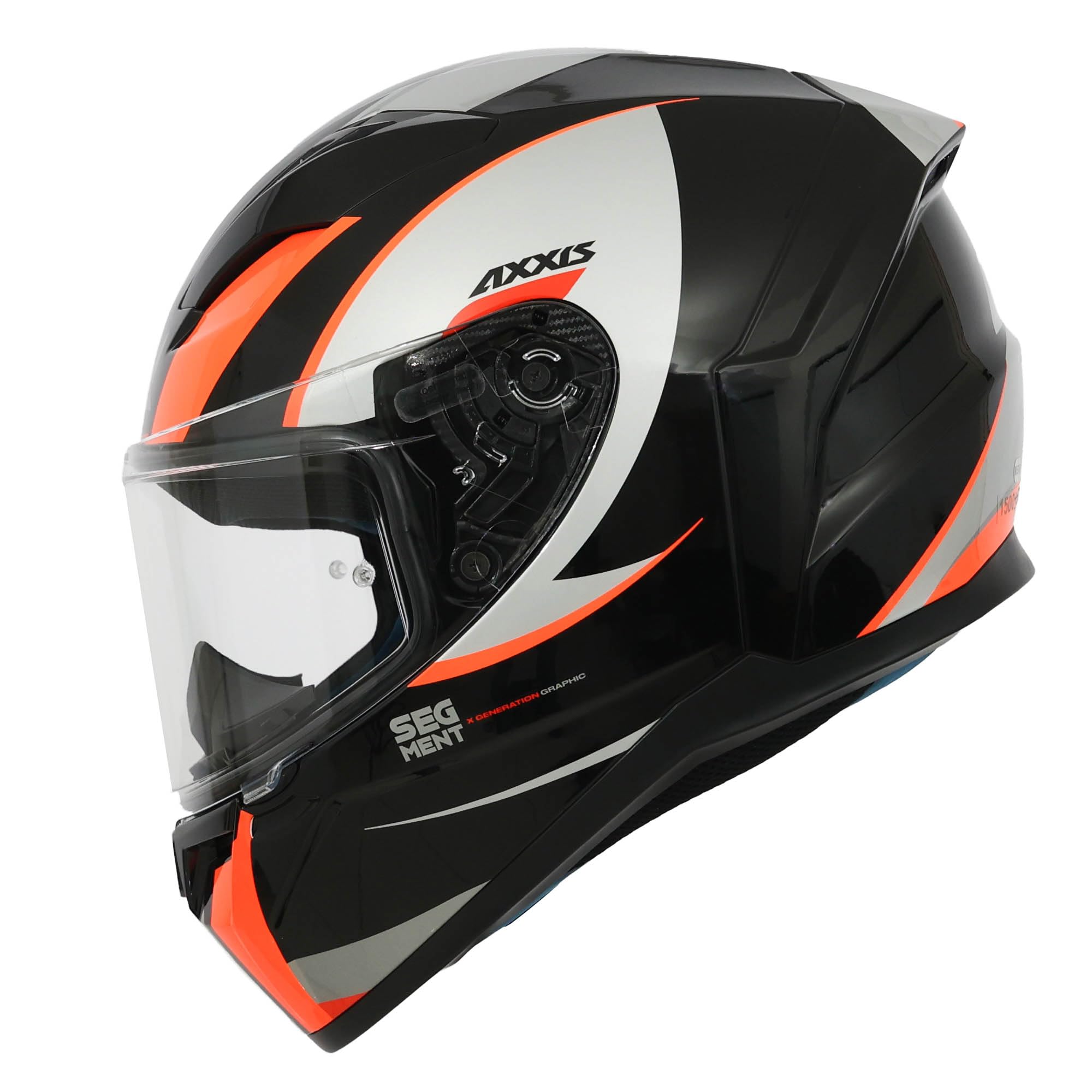 AXXIS FF117B Segment X Generation B4 Gloss Full Face Helmet | ISI