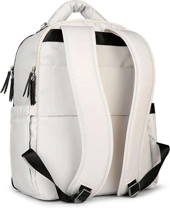 JuJuBe New Classic Diaper Bag Backpack with 15 Pockets, Changing Pad, Large