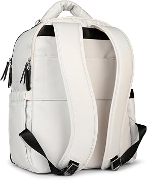JuJuBe New Classic Diaper Bag Backpack with 15 Pockets, Changing Pad, Large