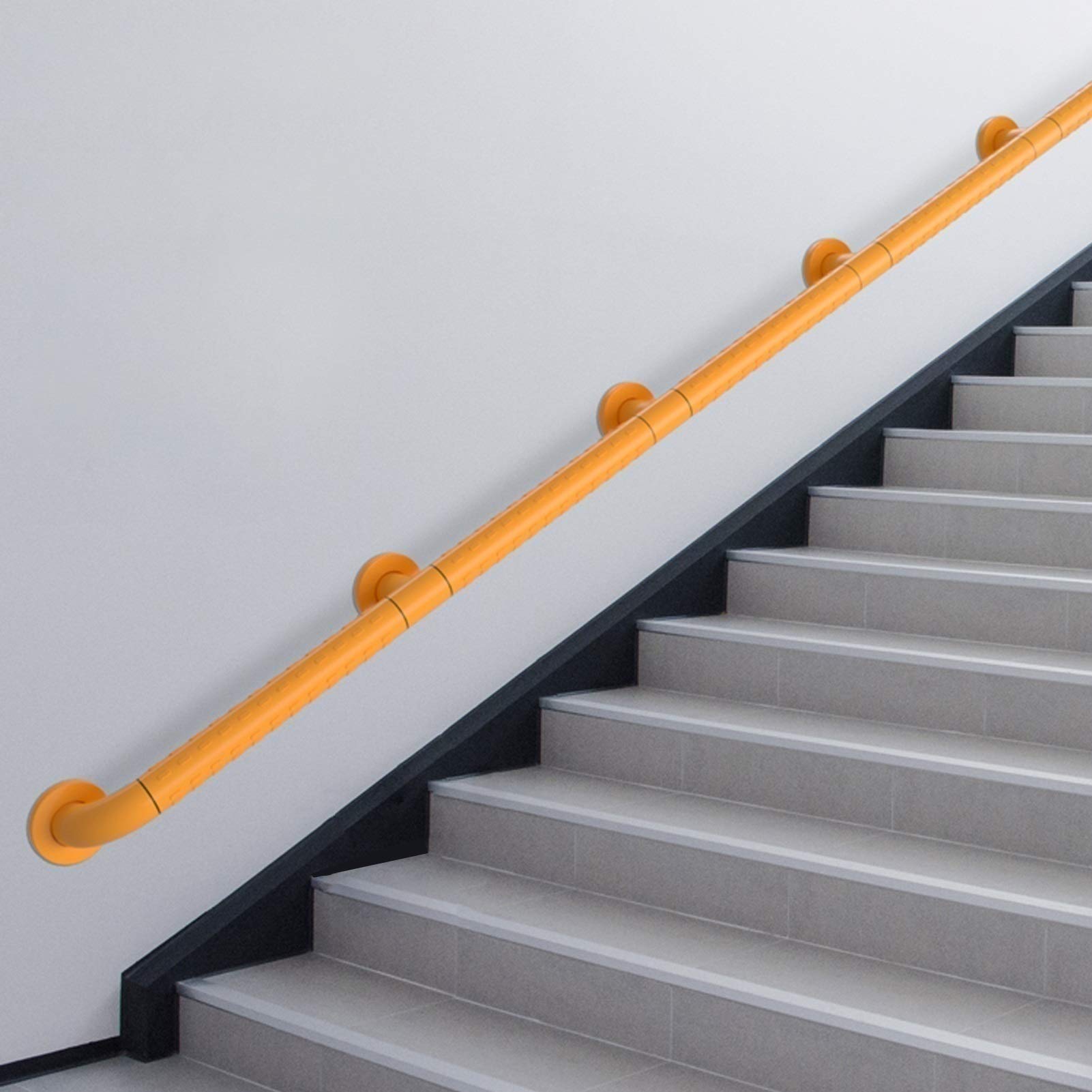 HLTYGWX Kit para Uso en Interiores y Exteriores, Soporte Antideslizante para Personas Mayores y barandilla de Seguridad de 40cm para baño y s