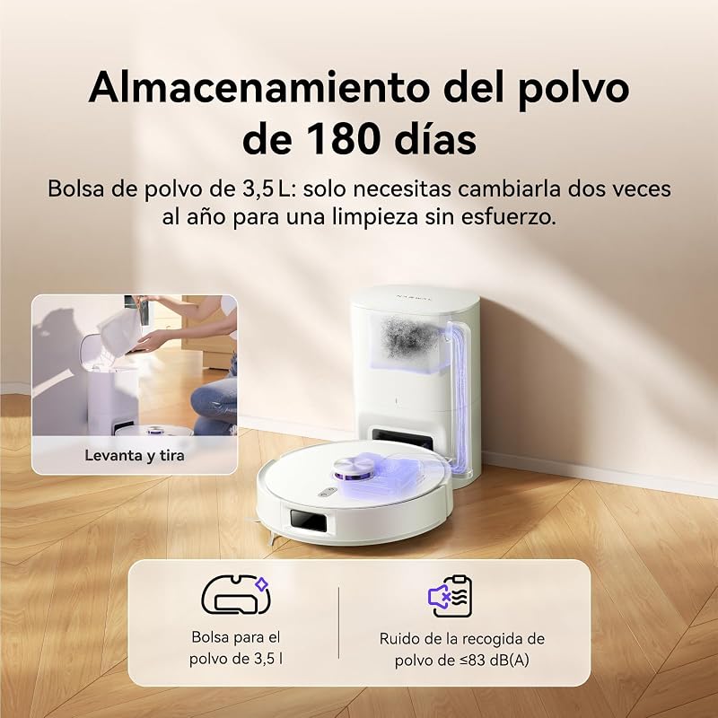 NARWAL Freo S Robot Vacuum and Mop Combo, 8000Pa, Self Emptying image 2