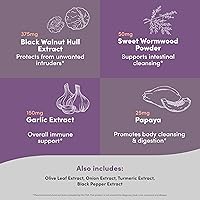 Vista 4 de Reset Your Gut & Feel Lighter - ParaCleanse Herbal Supplements for Humans, Formula for Internal Balance, Digestive Comfort & a Clean, Fresh Start