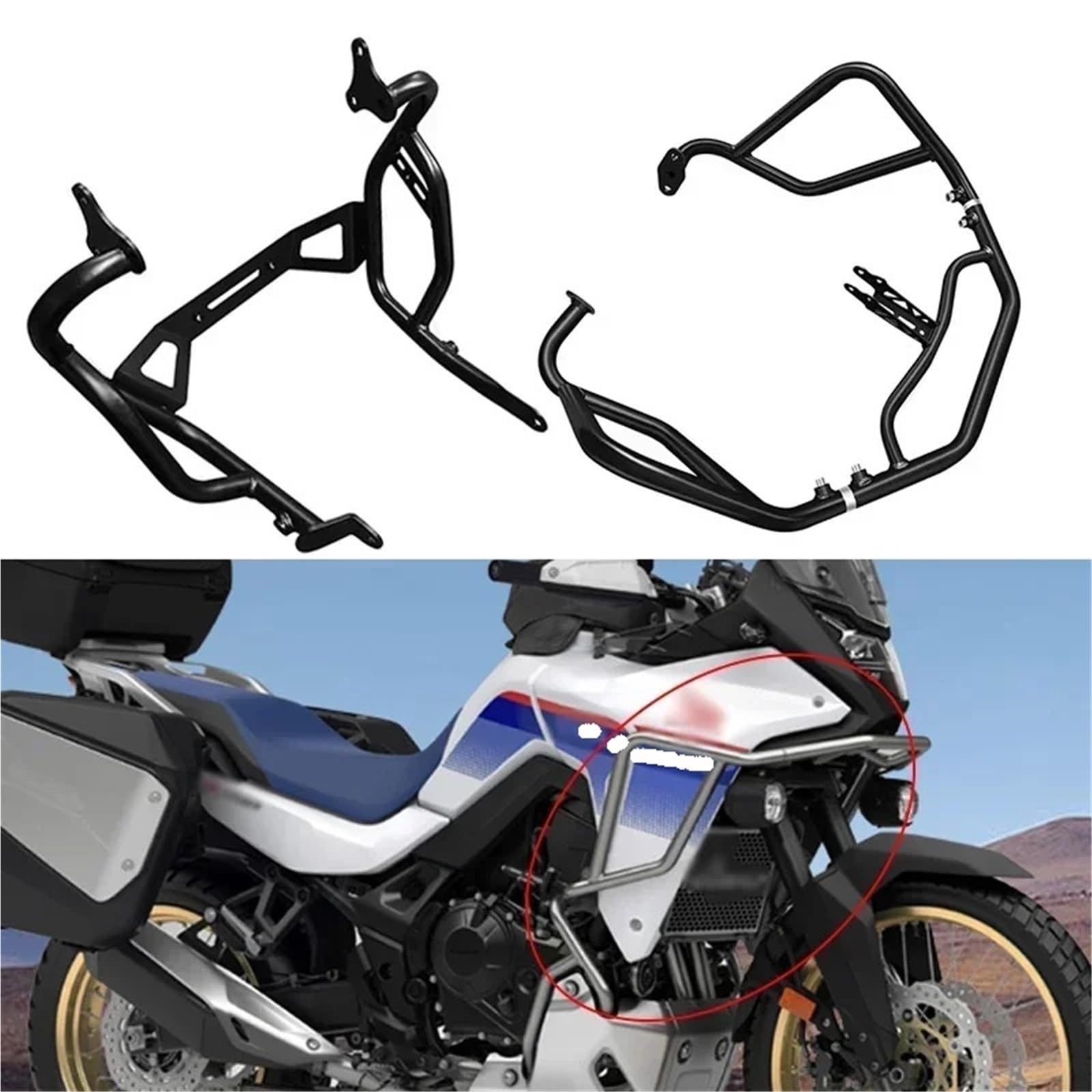 bloków zderzaka Pasuje do HONDA XL750 XL 750 TRANSALP rama motocykla pręty zabezpieczające osłona silnika autostrada Crash bary zderzak Gmoli Motocyklowych