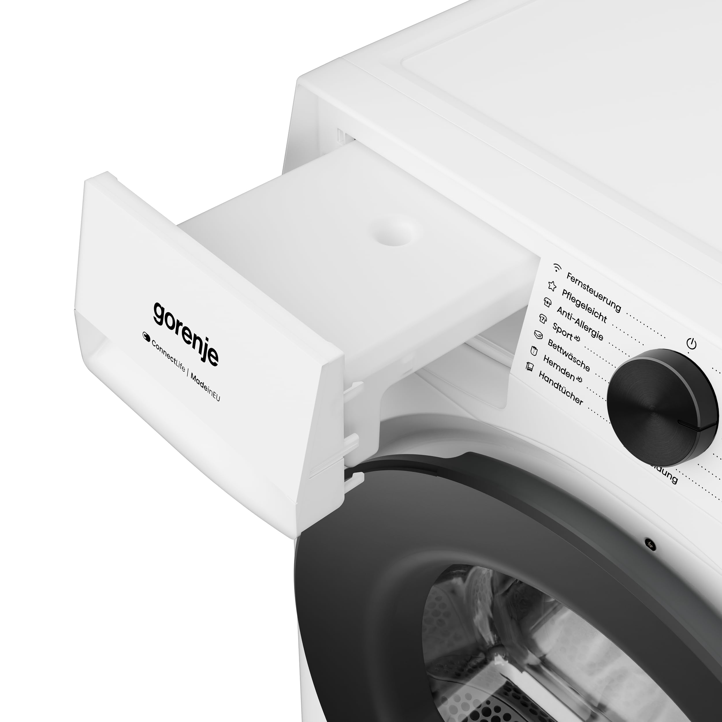 Gorenje D5G48D Trockner/Kondensation mit Wärmepumpe /8kg /15 Programme/ConnectLife/Made in EU/FastDry/TwinAir/Feuchtesensor/NatureDry/Anti-Allergie/Knitterschutz/EasyClean-Filter/EEK: D