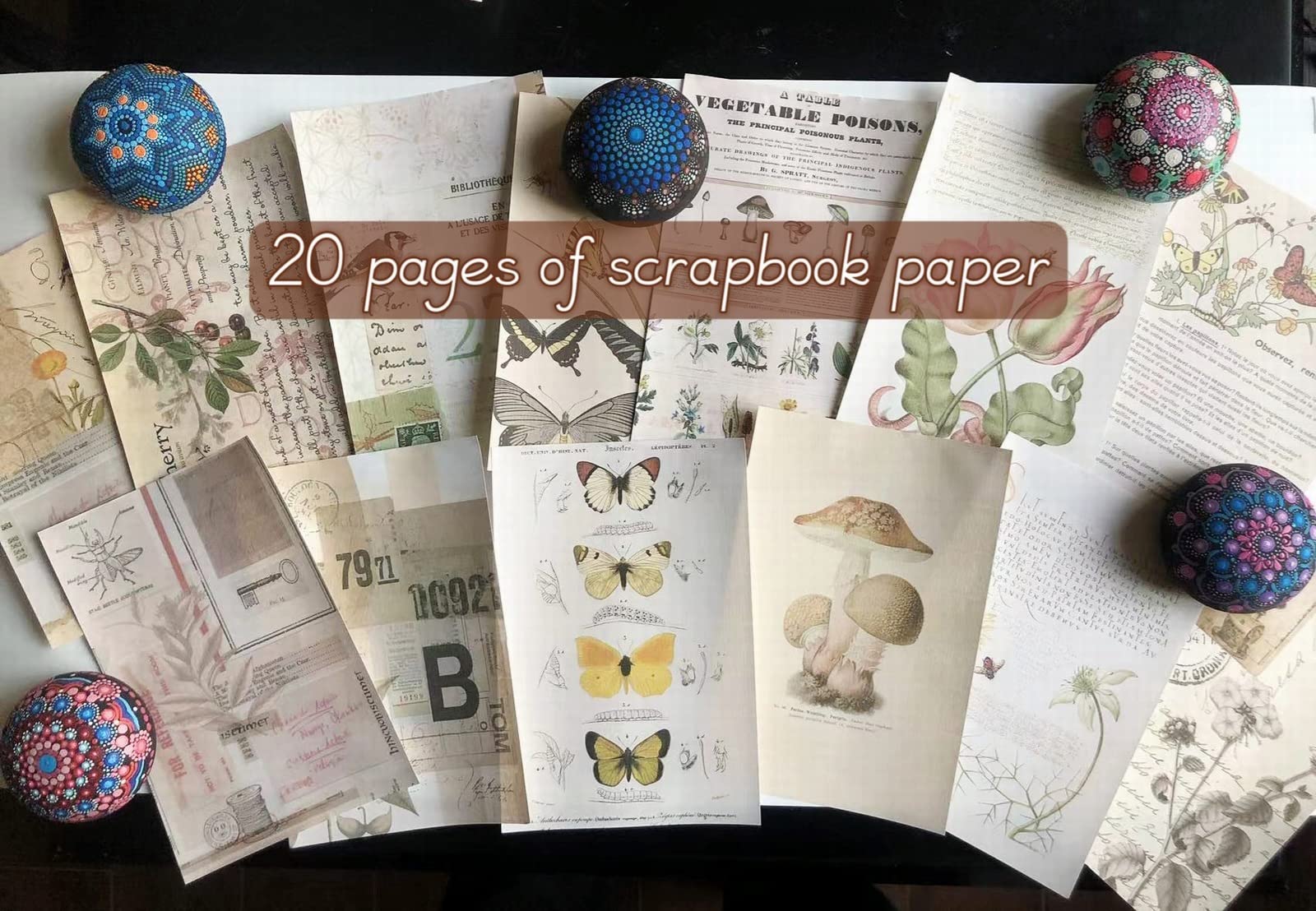 400 Pcs Autocollant Scrapbooking Vintage, Victse Autocollant Journal Scrapbooking Stickers, Washi Sticker, Autocollant Bullet Journal Décoratifs DIY Autocollants Scrapbooking Papier | Votre Wishlist Sur