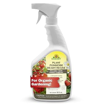 Neudorff Plant Fungicide Spray Copper Soap Fungicide for Vegetables 32 OZ