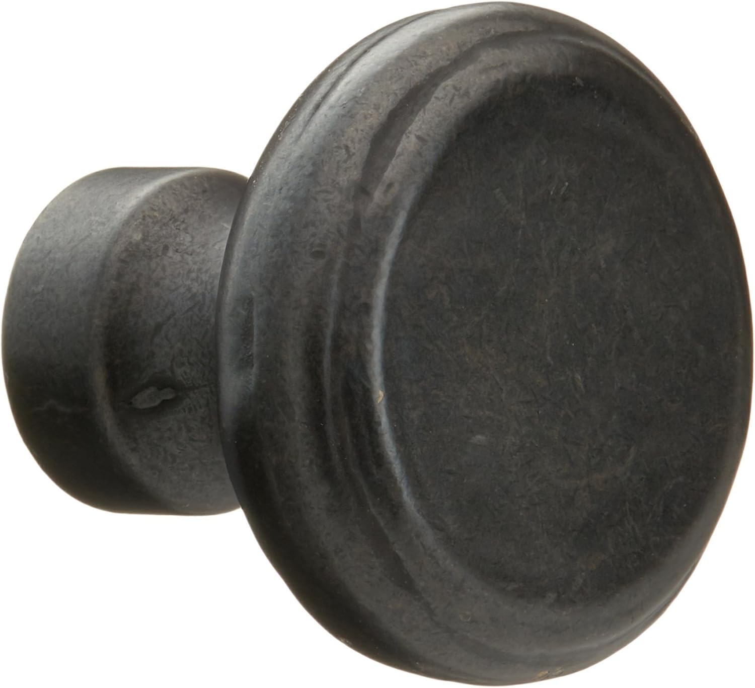 MNG Hardware 84313 Riverstone Button Knob, Large, Oil Rubbed Bronze
