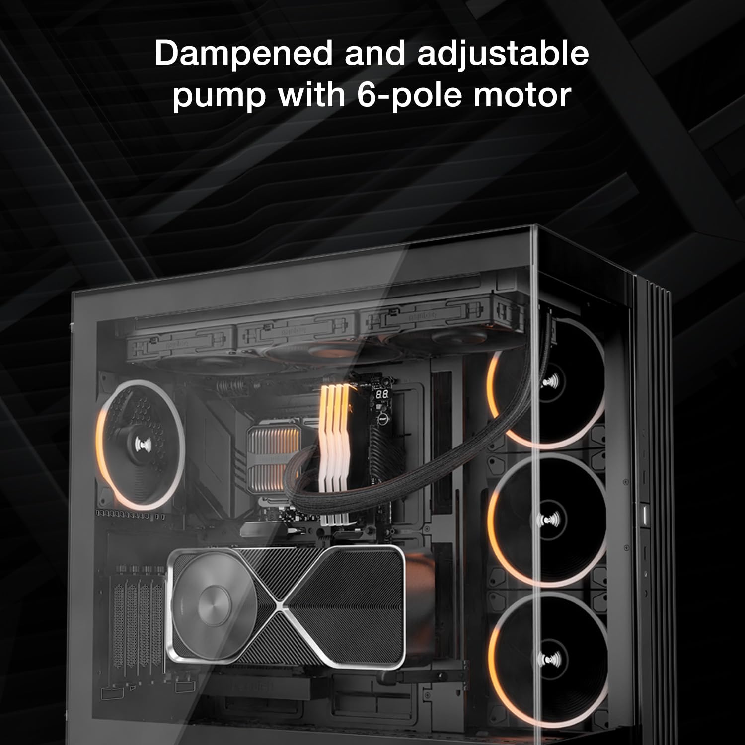 be quiet! Silent Loop 3 420mm CPU AIO Liquid Cooler | 3 Silent Wings 4 140mm PWM High-Speed Fans | Quiet Performance | 6-Pole Motor | Discreet ARGB Lighting | Refillable | Black | BW026