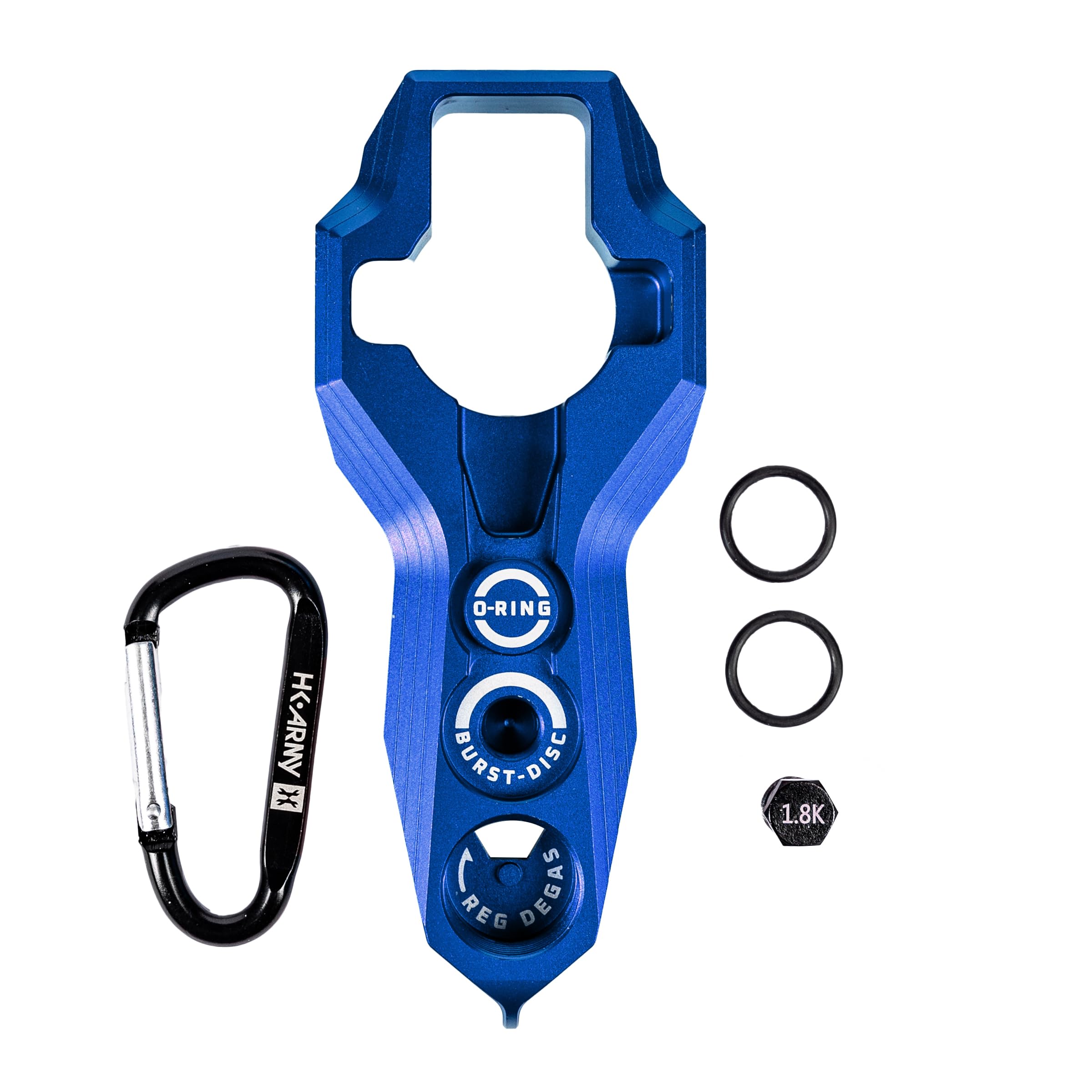 HK Army Tank Regulator Multi-Tool w/ORings, Burst Disc, Carabiner