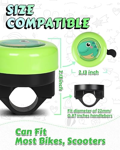 Vista 23 de VICTGOAL Bike Bell for Kids with Loud Clear Sound, Bicycle Bell Scooter Bike Horn Ringtone Alert Cute Cycling for Toddler Children Boys Girls