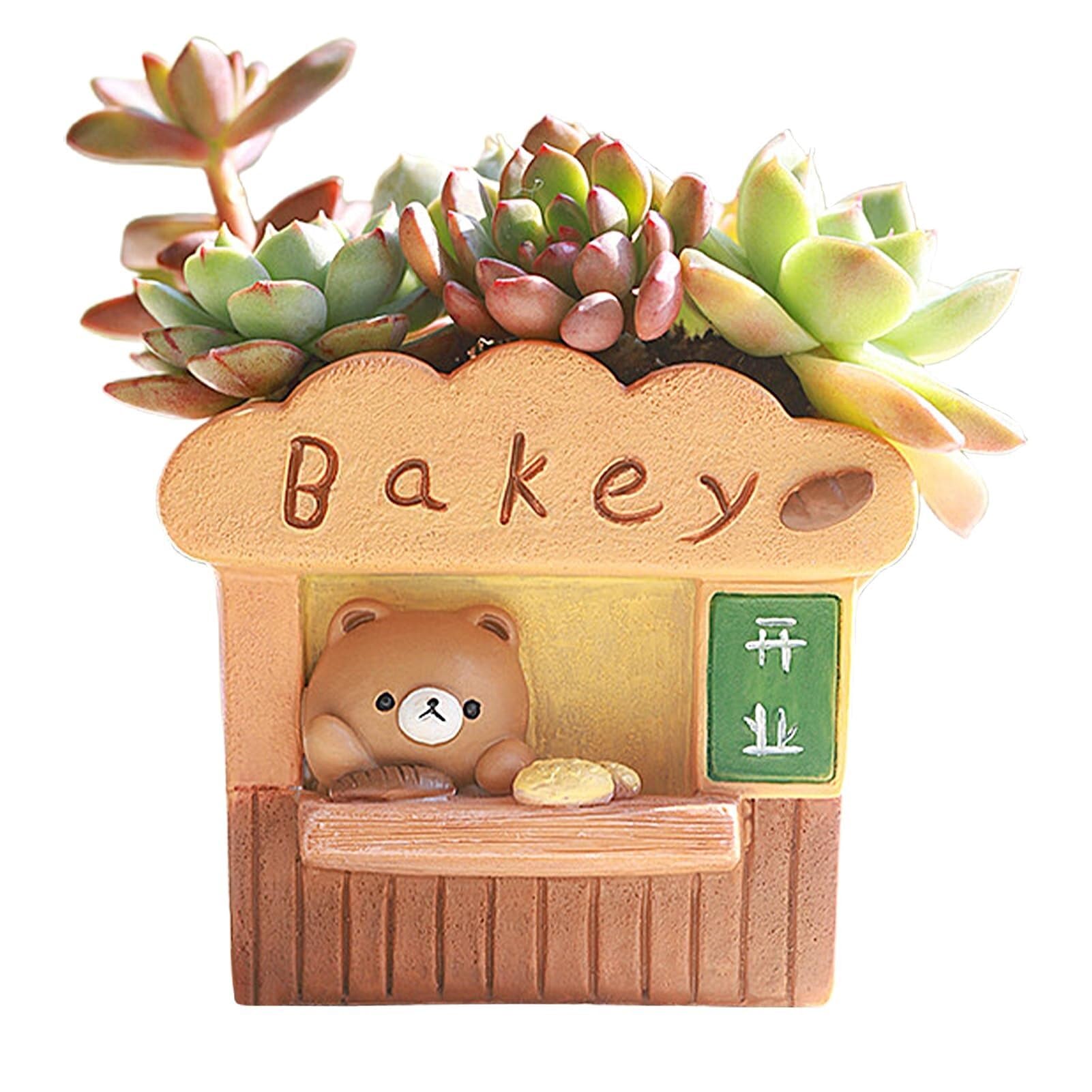 Uway modern Small Succulent Flowerpot Resin A Compact Cactus Suitable For Homes Companies for garden