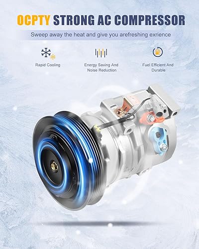 Miniatura 2 de OCPTY Compresor de CA para 2003-2008 para Toyota Corolla 1.8L para Toyota Matrix 1.8L 8832002120 15-21611 471-1407 78391 6511714 20-11265