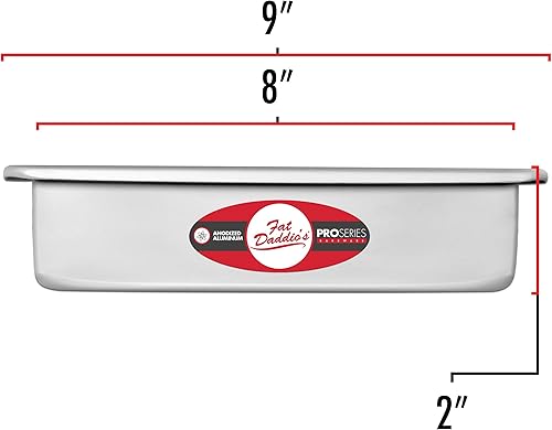 Miniatura 2 de Fat Daddios Sartenes cuadrados de aluminio anodizado Plateado