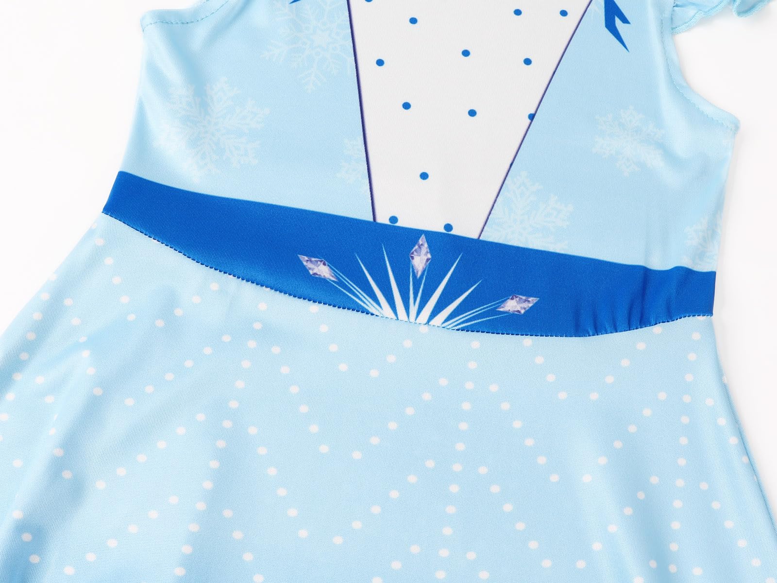 AmzBarley Princess Costume Kids Halloween Dress Up for Girls Toddler Outfit Birthday Party Clothes with Cape 1-10 Years — view 5