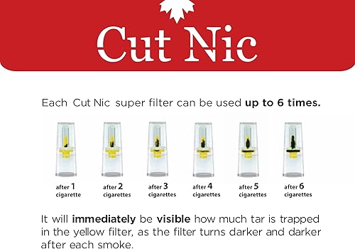 Miniatura 5 de Filtros desechables de cigarrillo Cut Nic Volumen del paquete económico (300 por paquete)