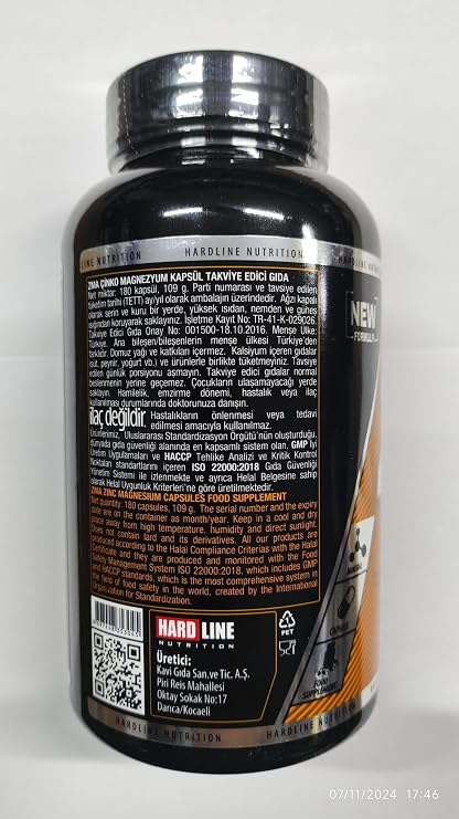 Hardline Zma 180 Capsules
