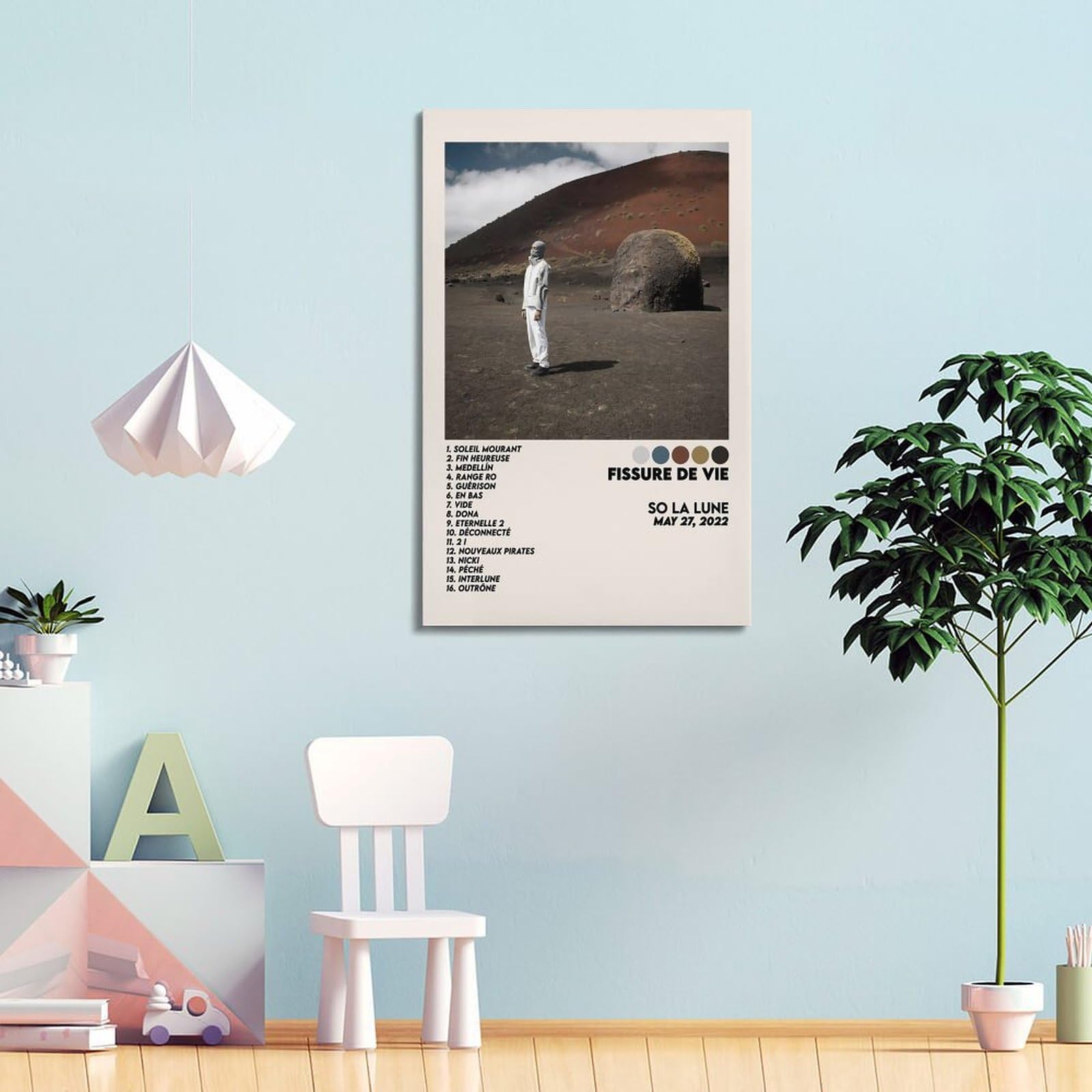 Clair de Lune Poster illustration minimaliste | Poster Store FR