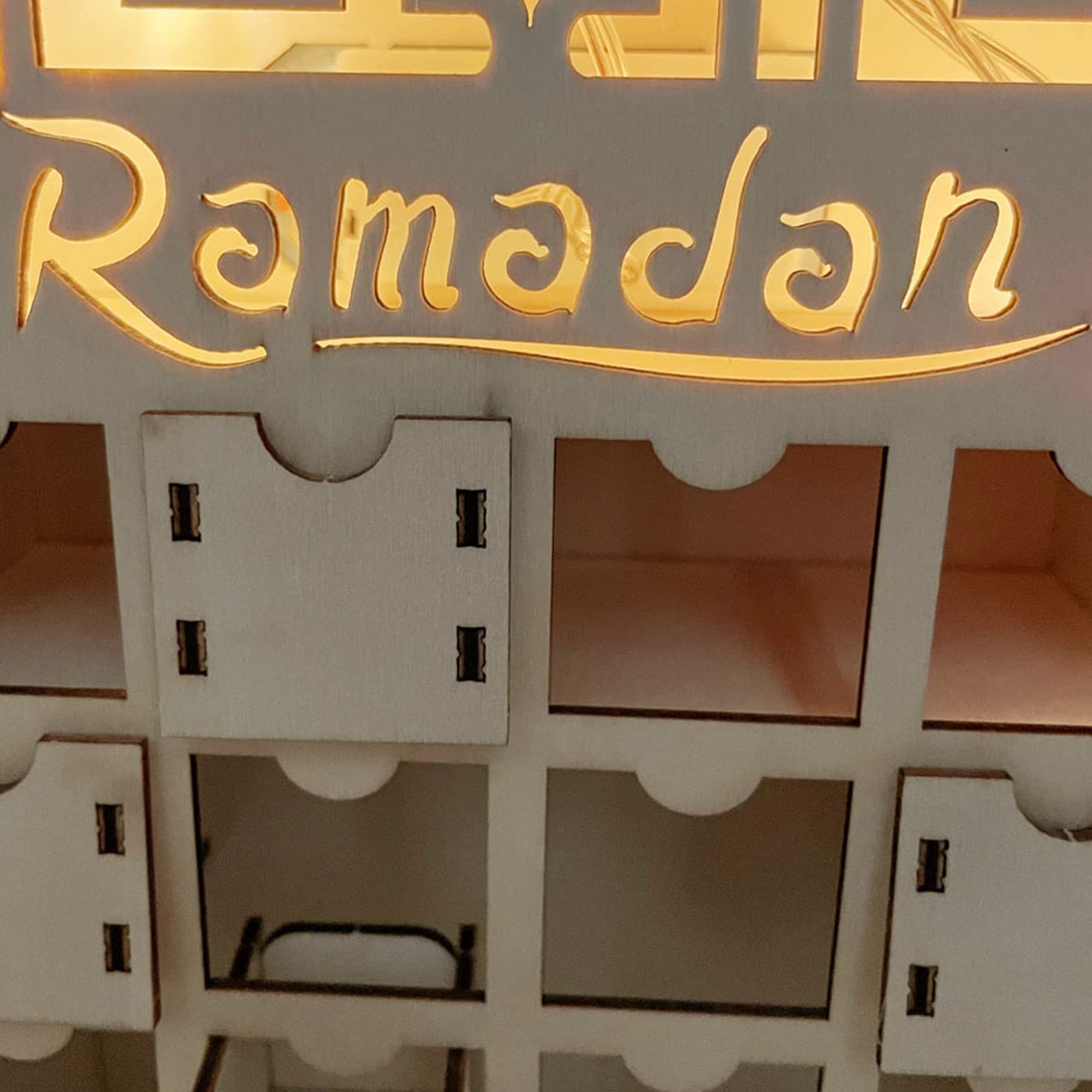 Calendario dell'Avvento per conto alla rovescia, decorazione con luci a LED, per matrimoni, Capodanno, feste di compleanno