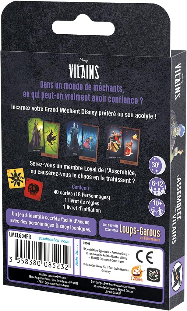 L'assemblée des Vilans Disney : Un jeu Loup-Garous de Thiercelieux, Basisspiel - Disney Die Schurken - Image 3