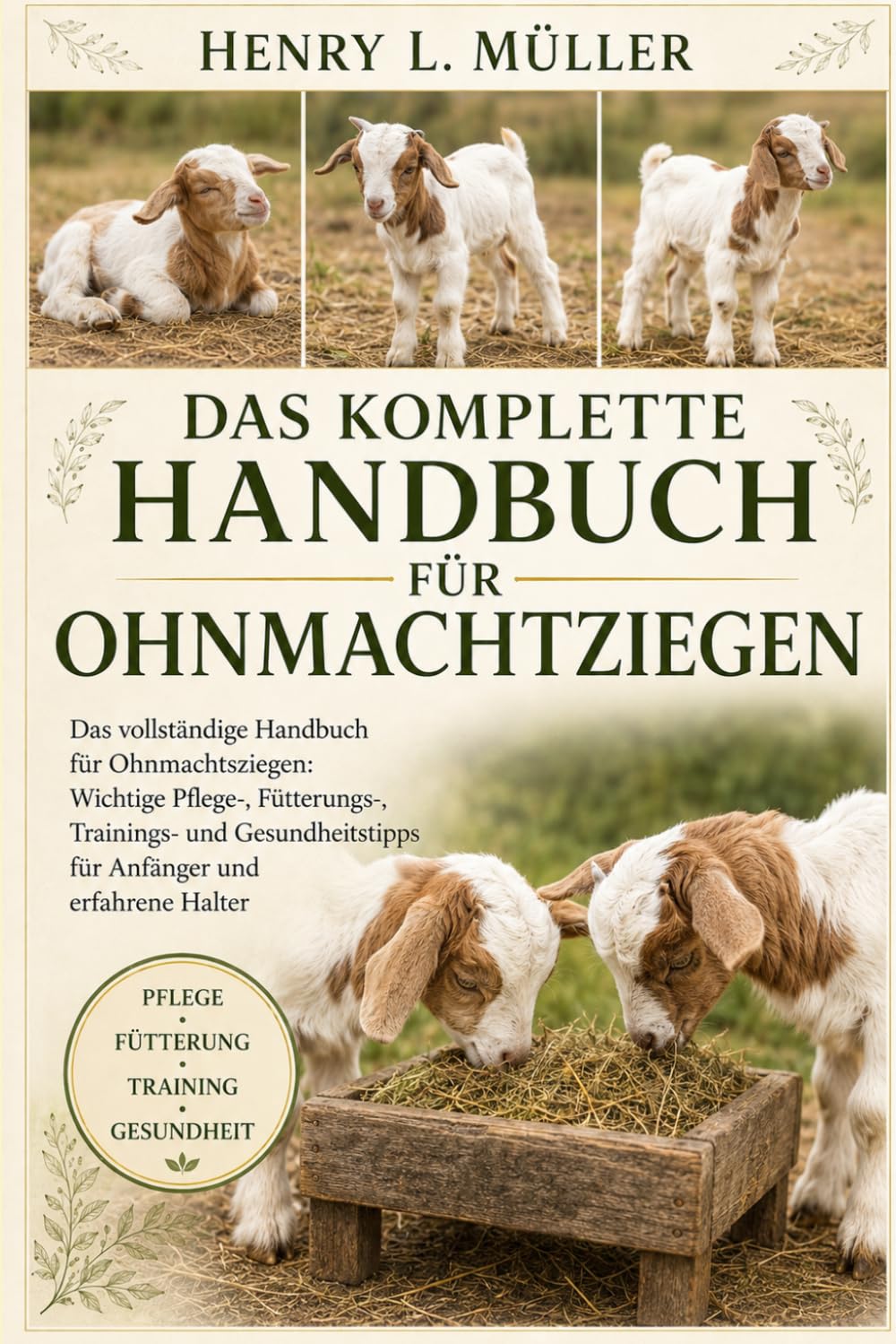 DAS KOMPLETTE HANDBUCH FÜR OHNMACHTZIEGEN: Das vollständige Handbuch für Ohnmachtsziegen: Wichtige Pflege-, Fütterungs-, Trainings- und Gesundheitstipps für Anfänger und erfahrene Halter