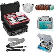 FPVtosky Mini 4 Pro Accessories Bundle 6-IN-1 Kit, Includes Mini 4 Pro Case, ND Filters Set, Lanyard, Lens Cap, Screen Protector, Sunshade for DJI Min 4 Pro Accessories