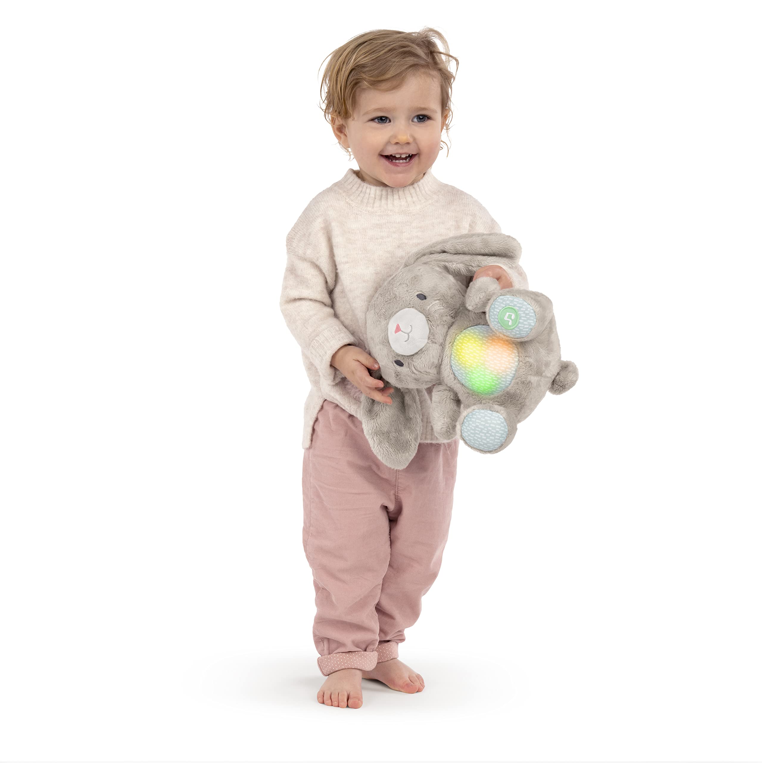 Ingenuity Heart to Hugs Sylvi Soothing Plush Toy, Gentle Vibration, Melodies, Heartbeat Sounds, Soft Lights, Age 0M+ - Image 3