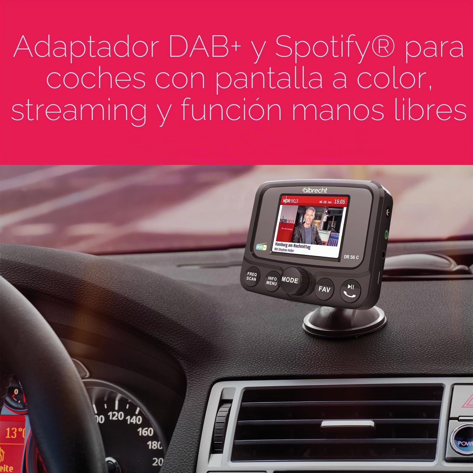 Albrecht Adaptador de Radio Digital DR56 C.