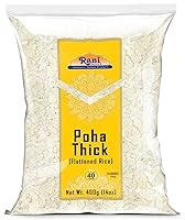 Vista 12 de Rani Maíz Poha 14oz (400g) ~ Todo natural Apto para gluten Vegano Kosher Origen indio