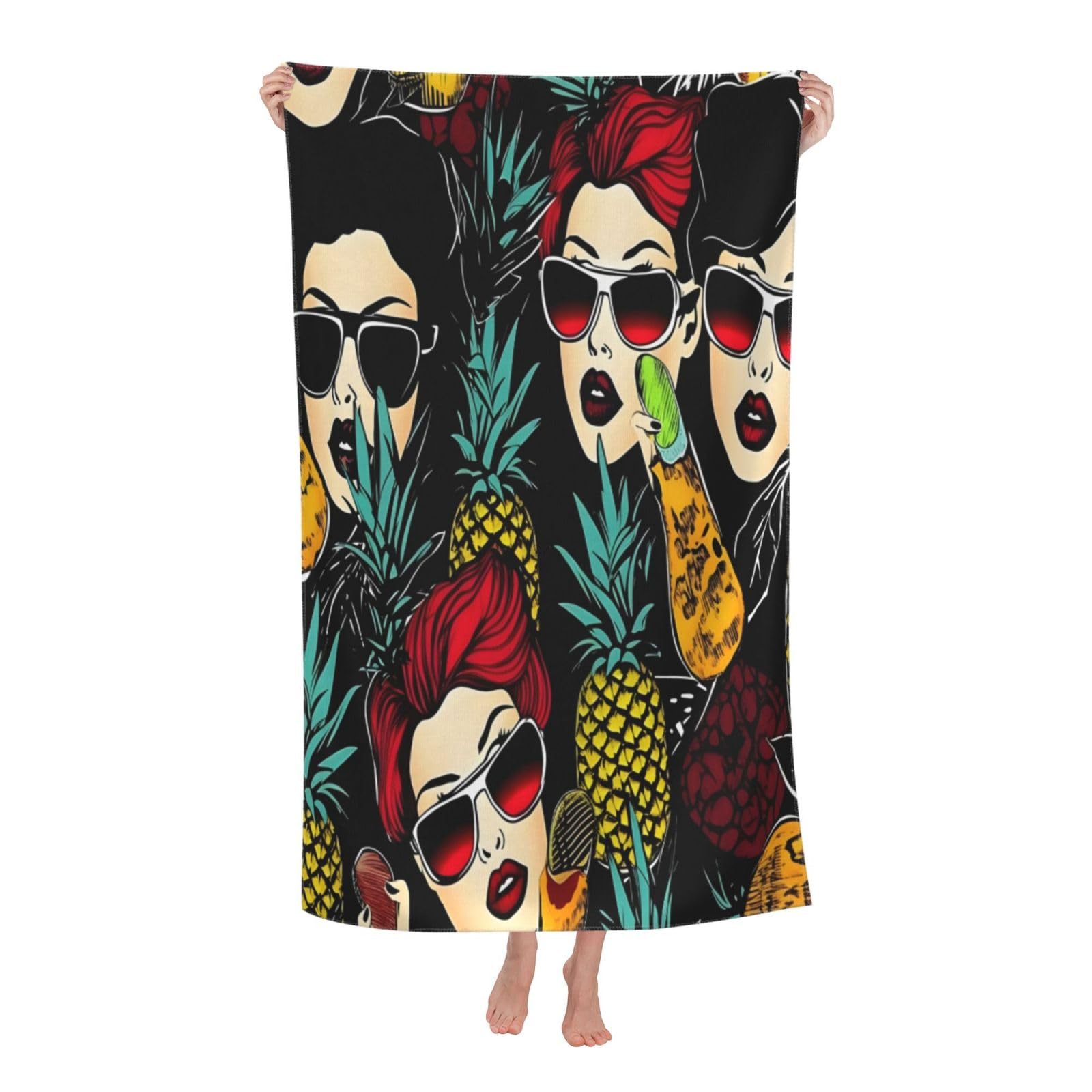 LSRCPD Beach Towels Fruit4 Pool Sports Gym Bath For Men Women 80X130Cm