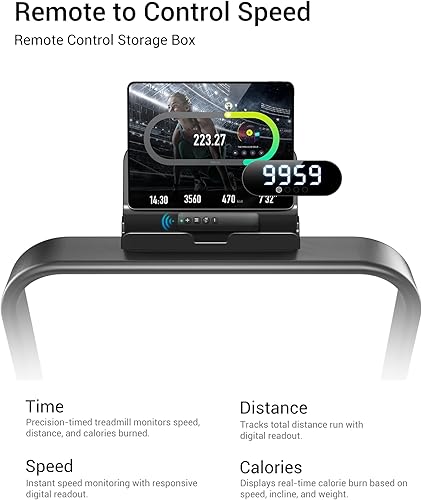 Miniatura 3 de 3-in-1 Foldable Treadmill with 300 LBS Capacity, 15% Walking Pad Treadmills for Home and Office, 2.5 HP Under Desk Treadmill with Quiet Brushless