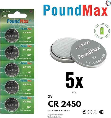 Miniatura 2 de CR 2450 Baterías 3v Batería de botón de litio Paquete combinado - 5 unidades