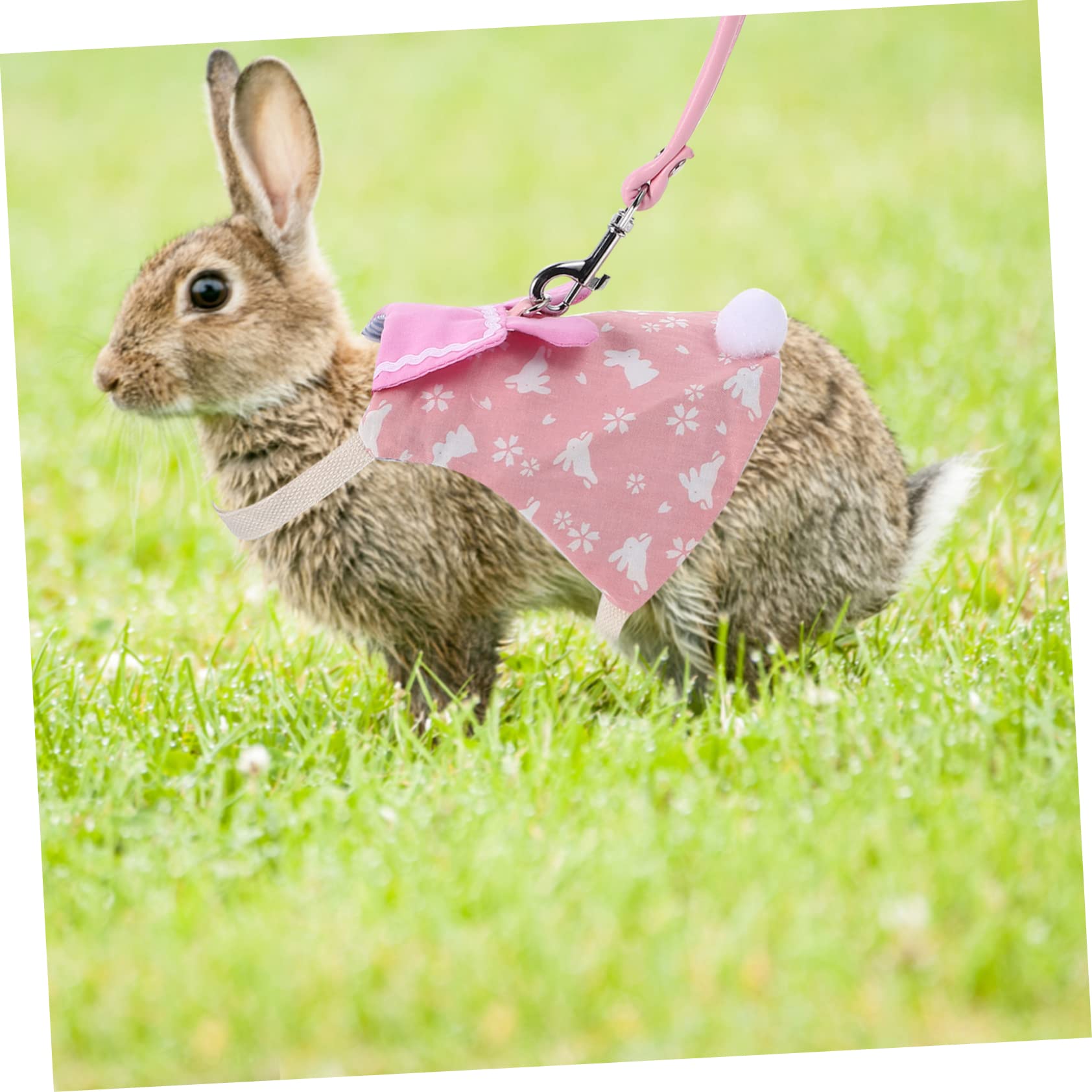 Balacoo Fashionable Bunny Accessory Kit Rabbit Harness Small Pet Garment for Trendy Look