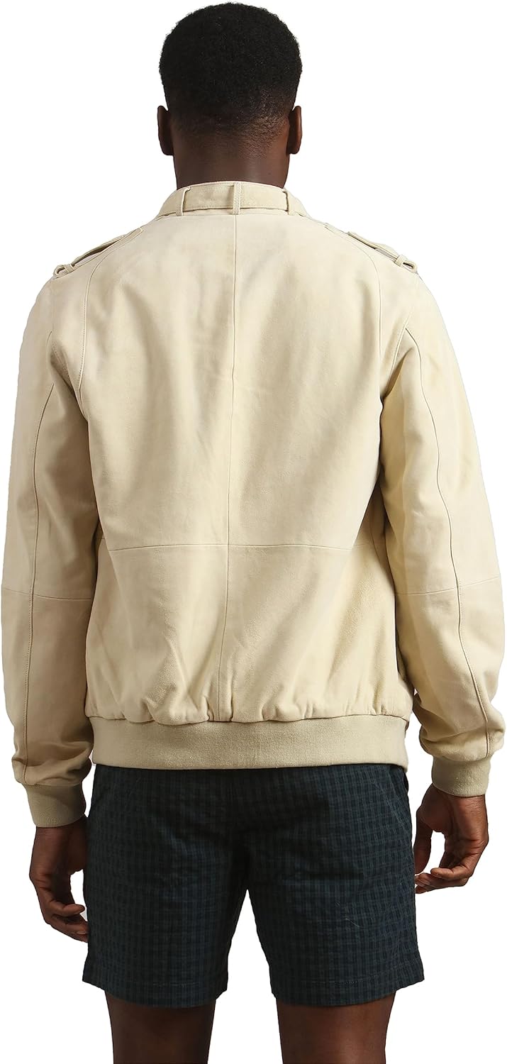 Members Only Men's Soft Suede Iconic Jacket |Slim Fit| - Image 4