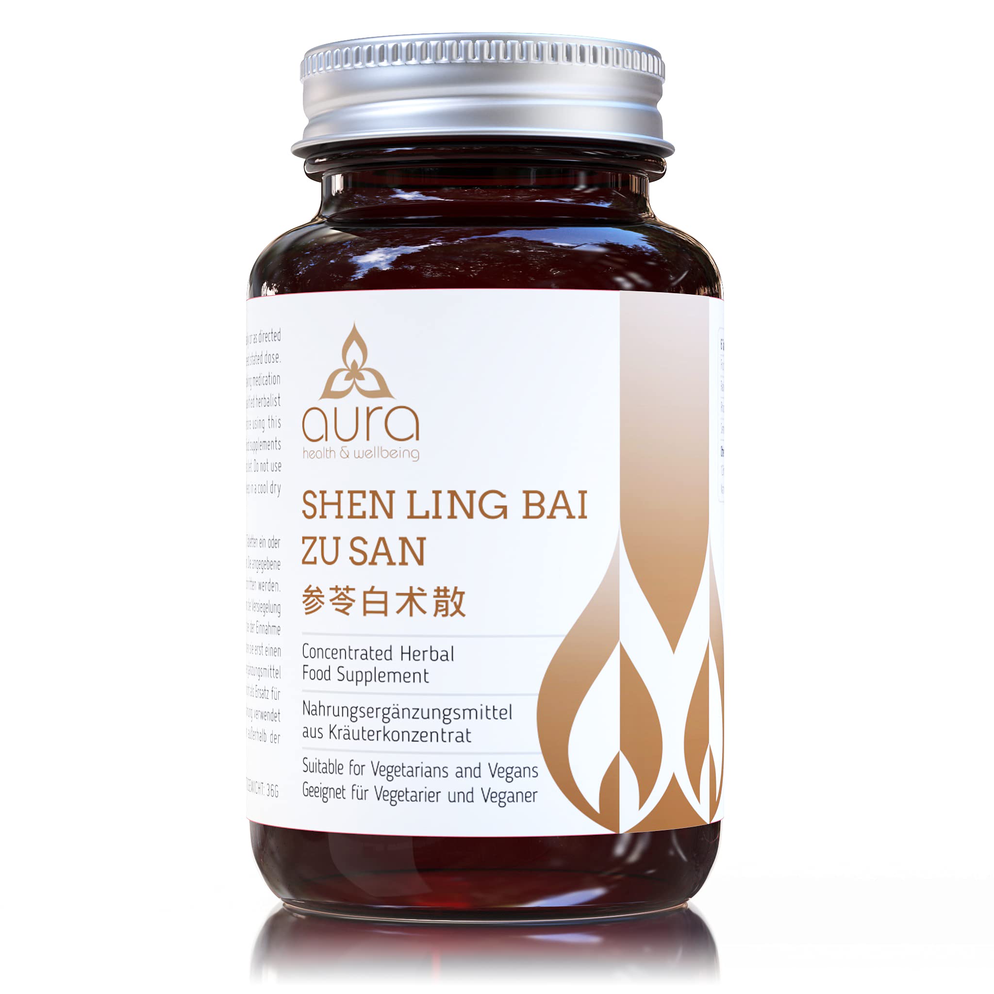 Shen Ling Bai Zhu San 参苓白术散 (Job's Tears & Atractylodis), 5:1 Concentration Ratio, 4-9x More Concentrated Than Other Brands, Vegan Friendly, Gluten-Free, Non-GMO, Authentic Natural Herbs, 60 Tablets