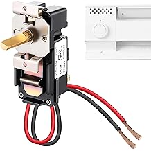 Feekoon Built in Thermostat Compatible with Cadet, Electric Baseboard Heater Thermostat, 22 Amp, 240/208/120 Volt(1 Pack,Single Pole)